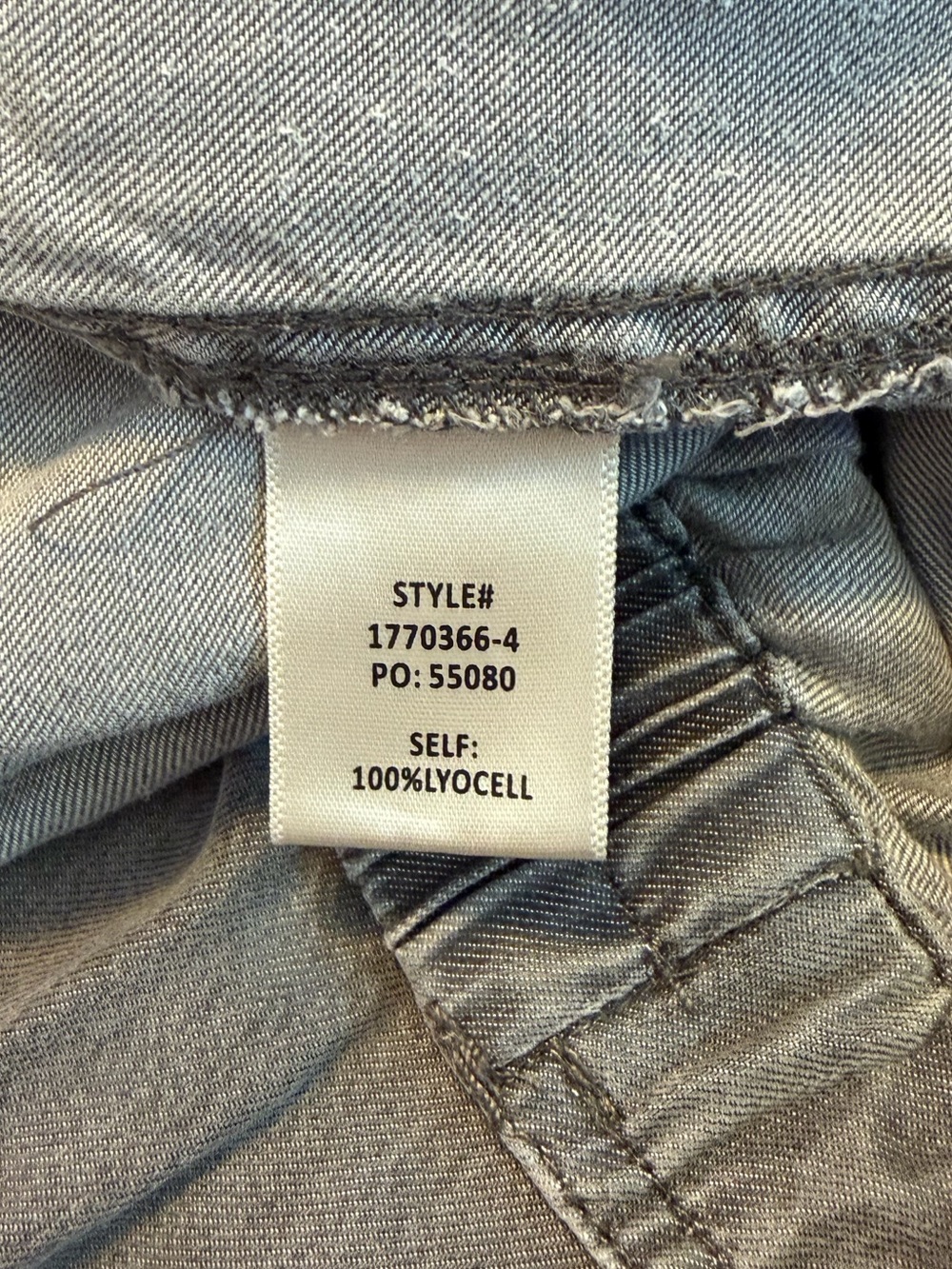 Current Air Women's Mineral-Washed Tiered Wide-Leg Pants - Grey - Picture 9 of 10